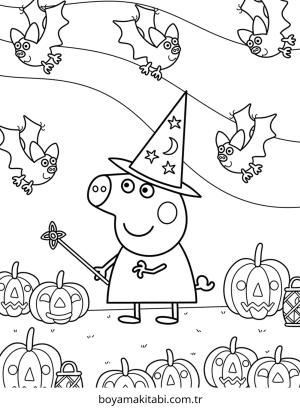 Peppa Pig boyama sayfası – ücretsiz yazdır, boyama etkinliği