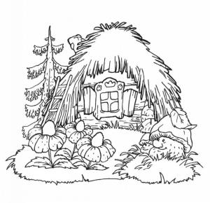 Peri Evi boyama sayfası,  coloring page, Rahat Peri Evi, 