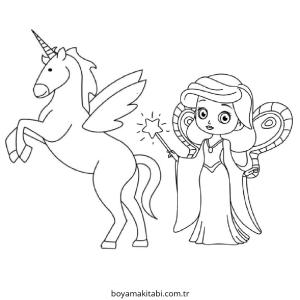 Peri Evi boyama sayfası – ücretsiz yazdır, boyama etkinliği