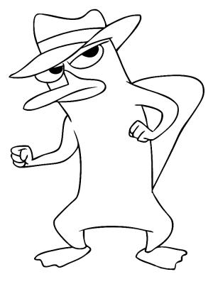 Perry boyama sayfası,  coloring page, 1559697469_agent-p-a4, 