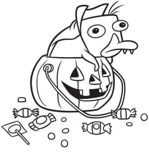 Perry boyama sayfası,  coloring page, Balkabağı Perry, 