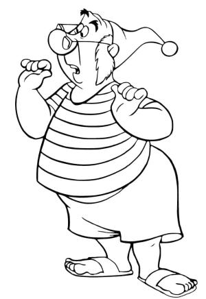 Peter Pan boyama sayfası,  coloring page, Peter Pan’dan Bay Smee, 