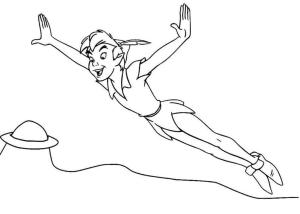 Peter Pan boyama sayfası,  coloring page, Disney Çizgi Film Peter Pan, 