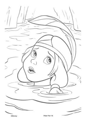 Peter Pan boyama sayfası,  coloring page, Peter Pan’dan Kaplan Zambak, 