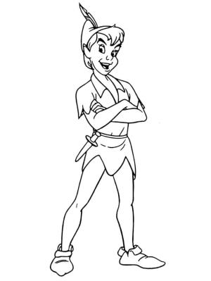 Peter Pan boyama sayfası,  coloring page, Disney’den Peter Pan, 