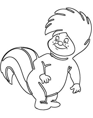 Peter Pan boyama sayfası,  coloring page, Peter Pan’dan Tootles, 