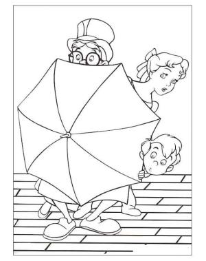 Peter Pan boyama sayfası,  coloring page, Peter Pan’dan Çocuklar, 