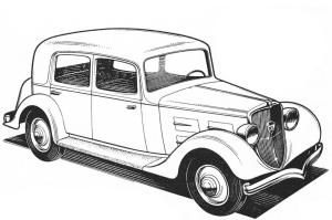 Peugeot boyama sayfası,  coloring page, Peugeot 301CR, 