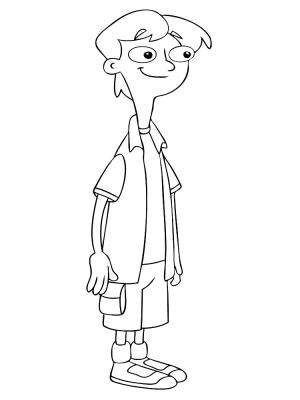 Phineas Ve Ferb boyama sayfası,  coloring page, Jeremy Johnson, 