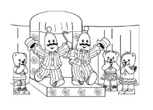 Pijamalı Muz boyama sayfası,  coloring page, Muz Pijama Palyaço, 