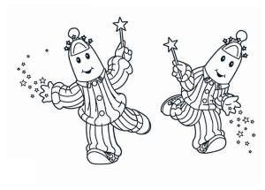 Pijamalı Muz boyama sayfası,  coloring page, Pijamali Sihirli Muz, 