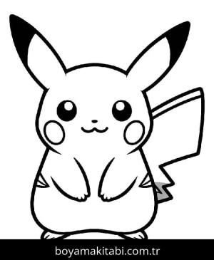 Pikachu boyama sayfası – yaratıcılığı geliştirir, keyifli zaman