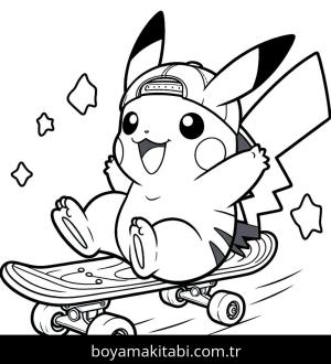 Pikachu boyama sayfası,  coloring page, , 