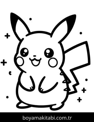 Pikachu boyama sayfası – boyama çalışması, yaratıcılığı geliştirir