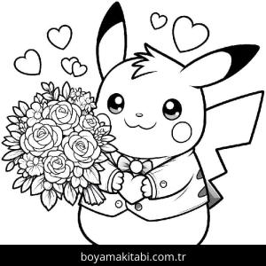Pikachu boyama sayfası – eğitici aktivite, yaratıcılık