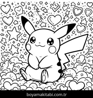 Pikachu boyama sayfası,  coloring page, , 