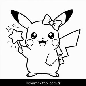 Pikachu boyama sayfası – ücretsiz yazdır, boyama etkinliği