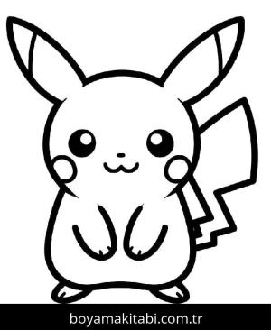 Pikachu boyama sayfası – evde etkinlik, ücretsiz yazdır