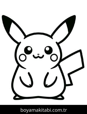 Pikachu boyama sayfası – boyama çalışması, yaratıcılığı geliştirir