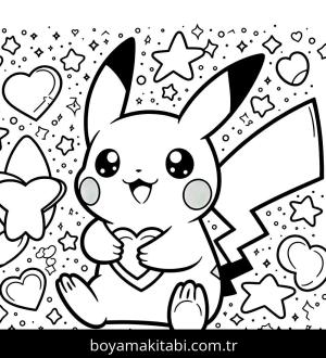 Pikachu boyama sayfası,  coloring page, , 
