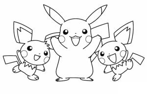 Pikachu boyama sayfası,  coloring page, Pikachu ve Arkadaşları, 