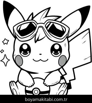 Pikachu boyama sayfası,  coloring page, , 