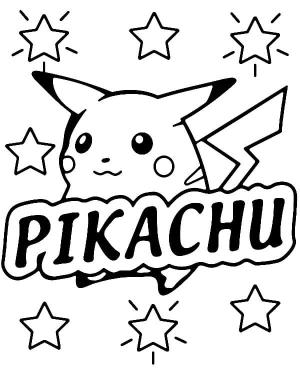 Pikachu boyama sayfası,  coloring page, Pokemon Pikachu Yazdırılabilir, 