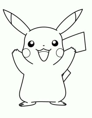 Pikachu boyama sayfası,  coloring page, Çocuklar İçin Pikachu, 