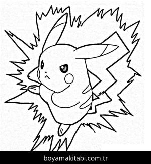 Pikachu boyama sayfası – ücretsiz yazdır, boyama etkinliği