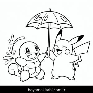 Pikachu boyama sayfası – yaratıcılığı geliştirir, keyifli zaman