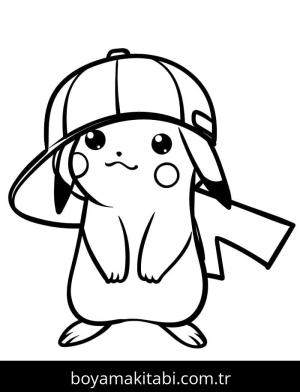 Pikachu boyama sayfası – sanatsal çalışma, çocuklar için
