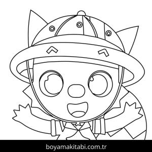 Pinkfong boyama sayfası – el becerilerini geliştirir, boyama çalışması