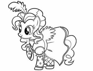 Pinkie Pie boyama sayfası,  coloring page, Yazdırılabilir Pinkie Pie, 