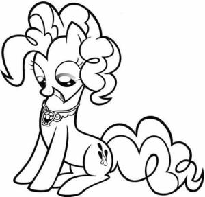 Pinkie Pie boyama sayfası,  coloring page, Ücretsiz Pinkie Pie, 