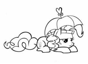 Pinkie Pie boyama sayfası,  coloring page, Pinkie Pie Resmini Yazdır, 