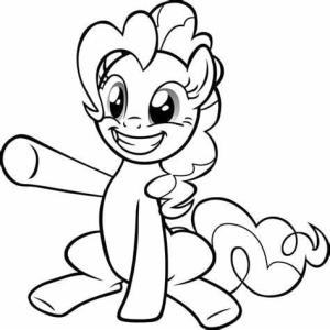 Pinkie Pie boyama sayfası,  coloring page, Mutlu Pinkie Pasta, 