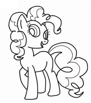 Pinkie Pie boyama sayfası,  coloring page, Ücretsiz Şirin Pinkie Pie, 