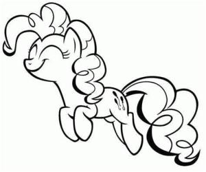 Pinkie Pie boyama sayfası,  coloring page, Şirin Pinkie Pie, 