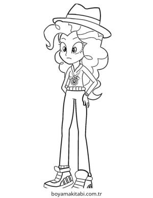 Pinkie Pie boyama sayfası – yaratıcılığı geliştirir, keyifli zaman