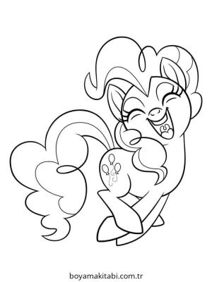 Pinkie Pie boyama sayfası – keyifli zaman, renkli çizimler