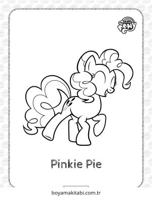 Pinkie Pie boyama sayfası – ücretsiz yazdır, boyama etkinliği