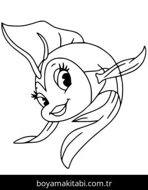 Pinokyo boyama sayfası – çizgi film temalı, basit çizim