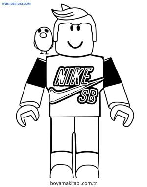 Pixel boyama sayfası – çizgi film temalı, basit çizim