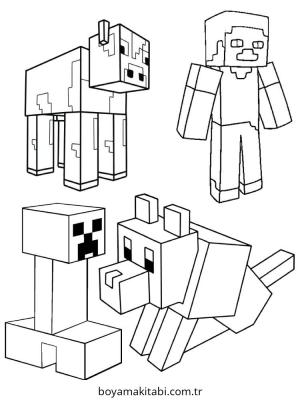 Pixel boyama sayfası – ücretsiz yazdır, boyama etkinliği