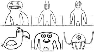 Pixel boyama sayfası – evde etkinlik, ücretsiz yazdır