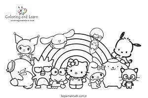 Pixel boyama sayfası – basit çizim, kolay boyama