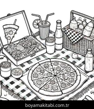 Pizza Boyama
