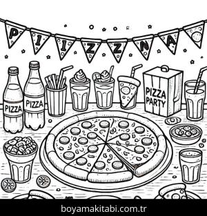 Pizza Boyama