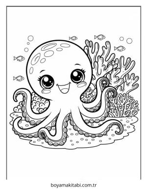 Plaj boyama sayfası – ücretsiz yazdır, boyama etkinliği