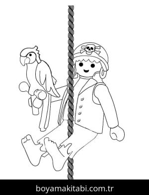 Playmobil boyama sayfası – ücretsiz yazdır, boyama etkinliği